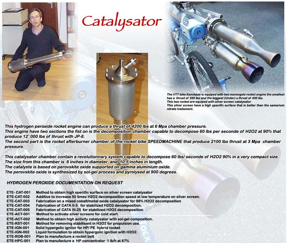 CATALYSEURS H2O2 CATALYSEURS H2O2