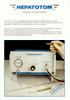 HEPATOTOM scalpel aquatique � coupe s�lective